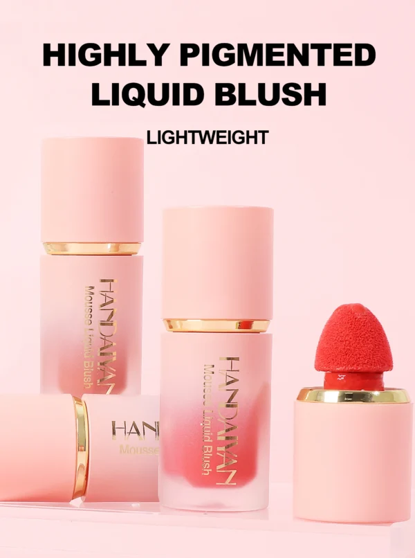 Blush Líquido Matte HANDAIYAN – Cor e Beleza que Duram o Dia Todo